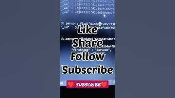 MongoDb #shorts #mongodb #mongodbdocument #nosql #database