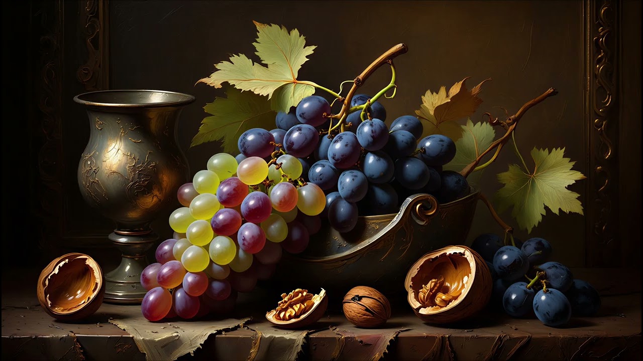 4K Frame TV Art | Vanitas Still Life Classical | 1-Hour Ambient Screensaver
