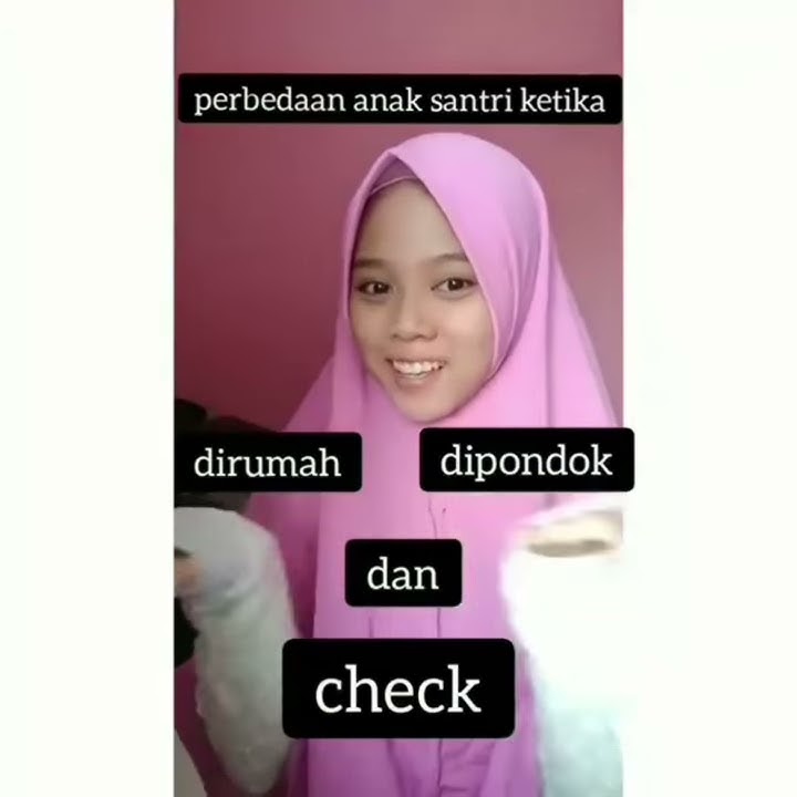 SANTRI DI PONDOK VS SANTRI DI RUMAH story wa 30 detik