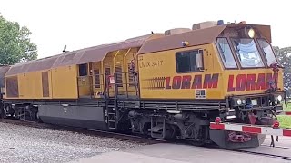 RAIL-GRINDER  'LORAM'  LMIX 3417  Rail Maintenance Solutions / Norfolk Southern & Amtrak Crescent 19