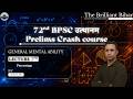 72nd BPSC उथानम Prelims Crash Course | GENERAL MENTAL ABILITY Lecture 7 | Live by ADITYA Sir