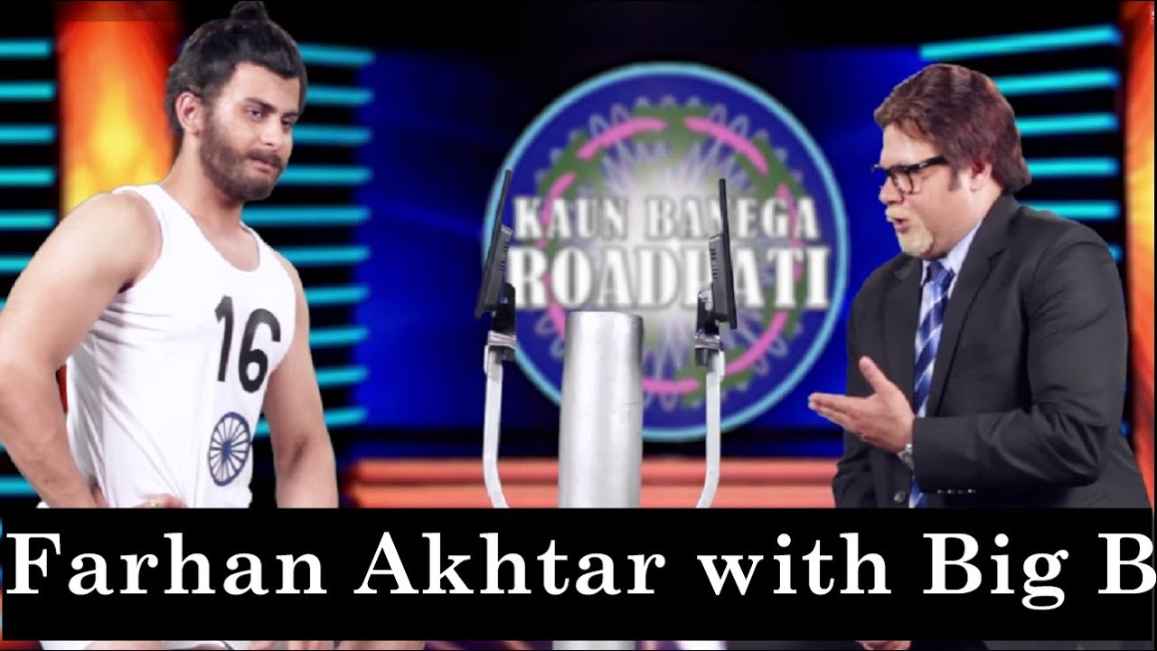 Farhan Akhtar as Milkha Singh - Kaun Banega Roadpati: Season 2 - Comedy One