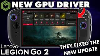 Official Legion Go 2 Z2 Extreme Gpu Update Finally Here