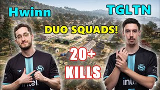 Soniqs Hwinn & TGLTN  20+ KILLS  DUO SQUADS!  AUG  PUBG