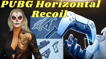 Settings & grips guide for horizontal recoil - PUBG PS5 PRO PS4 XBOX sensitivity