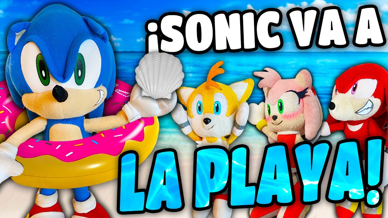 Las VACACIONES de Sonic en la PLAYA!  - Sonic and Friends en español
