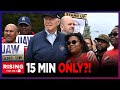 Biden Spends 15 MINS With UAW Strikers On Picket Line, Union Prez DENIES Trump Meeting