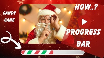 How to Create a Candy Cane Progress Bar | Loading Bar Tutorial