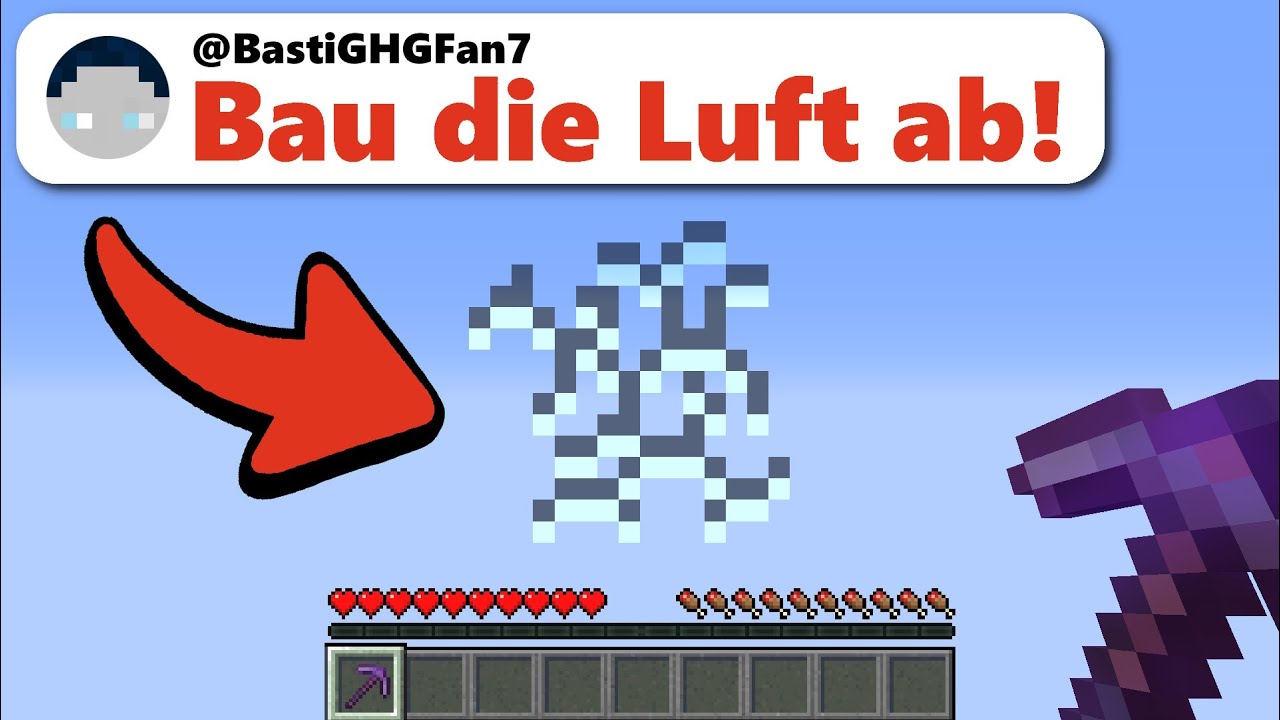 BASTIGHG TESTET EURE DUMMEN MINECRAFT IDEEN