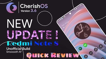 CherishOS  for Redmi Note 8 | Quick Review | Android 12L | Xiaomi | Redmi | Mi |