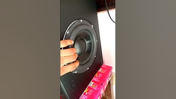Thumbnail of BIA subwoofer 8" 150w bass test #shorts