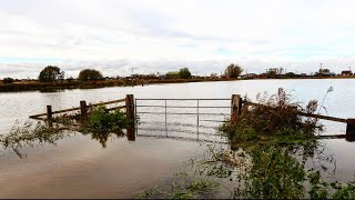 Storm Ciaran leaves Martham with extensive floods and a mini waterfall #deluge #floods #weather