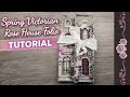 Spring Victorian Rose House Folio Tutorial | Loaded With Hidden Journaling Spots | Printable Kit