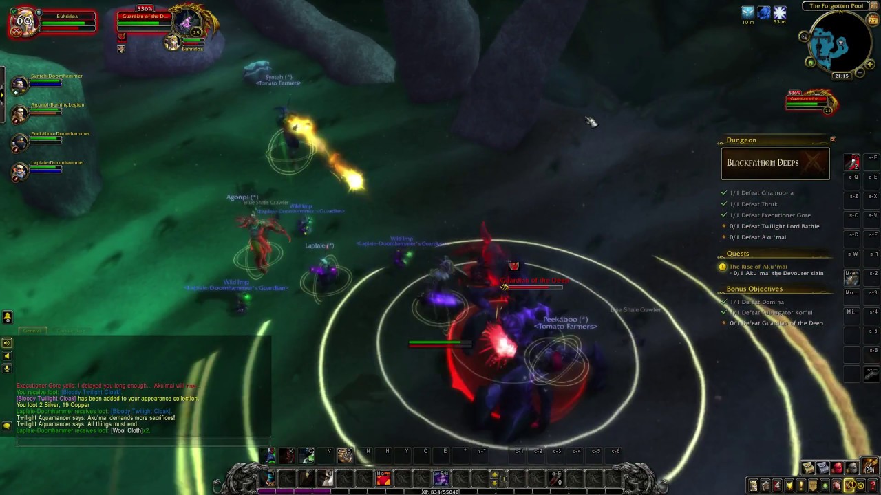 Guardian of the Deep super secret underwater boss - World of Warcraft