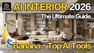 The Ultimate AI Interior Design Guide 2026 | Banana + Top AItools#interiordesign #architecture