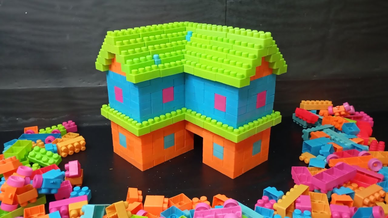 Satisfying DIY Big House Build | Lego Building Blocks Videos 