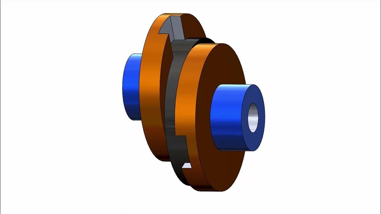 Oldham Coupling in Solidworks Assembly and Animation YouTube