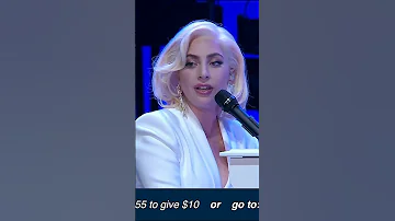 Lady Gaga’s speech at One America Appeal (2017) 💙 #shorts