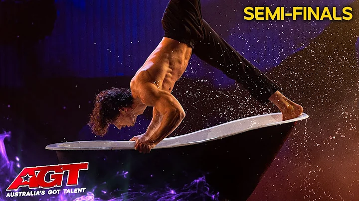 Aerial SENSATION Oleg's STUNNING Semi-Final Performance!  | Australia's Got Talent 2022