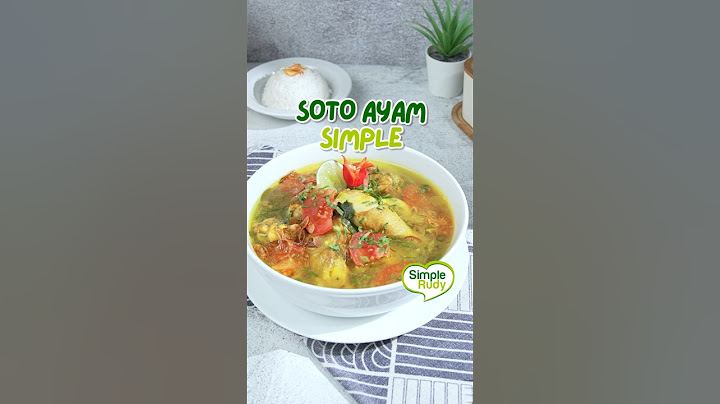 Kalau ingin makan yang berkuah, Soto Ayam Simple jawabannya! Kuah kaldunya berempah dan gurih 🤤🤤