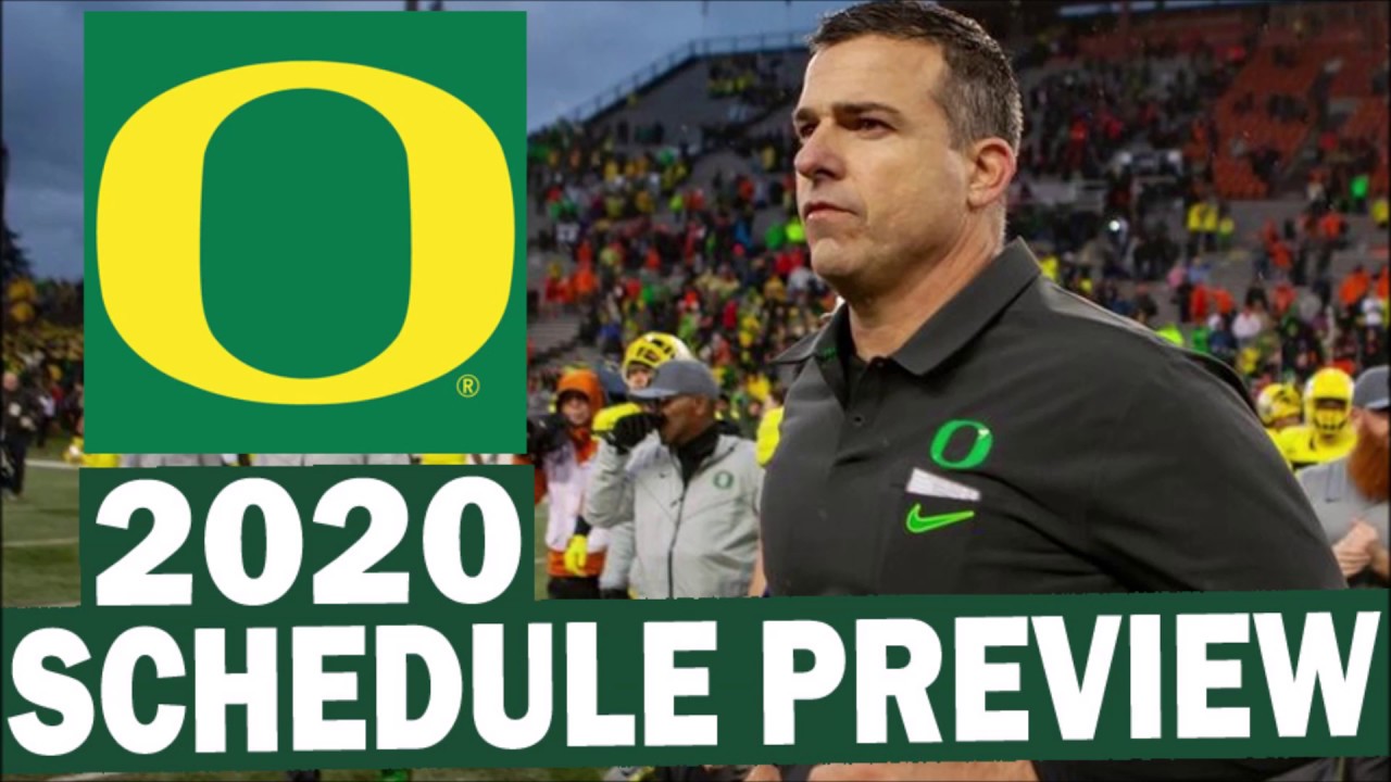 Oregon Ducks 2020 College Football Schedule Preview - YouTube