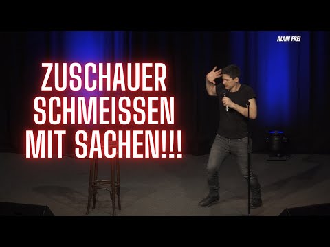 Zuschauer schmeißen mit Sachen! - Alain Frei