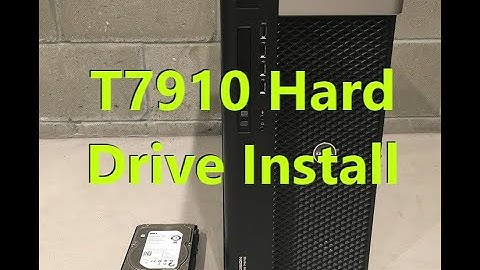 How to install a Hard Drive in to a Precision T7910 Workstation