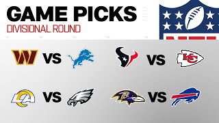 NFL Divisional Round Game Picks!