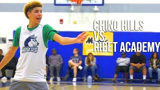 LaMelo Ball Has To Lead Chino Hills WITHOUT BROTHERS! Chino Hills VS Ribet Academy FULL HIGHLIGHTS