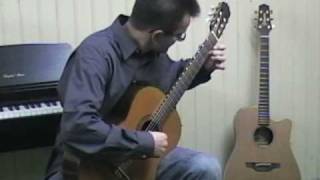 Video thumbnail of "Santa Lucia - Italian folksong, on classical guitar"