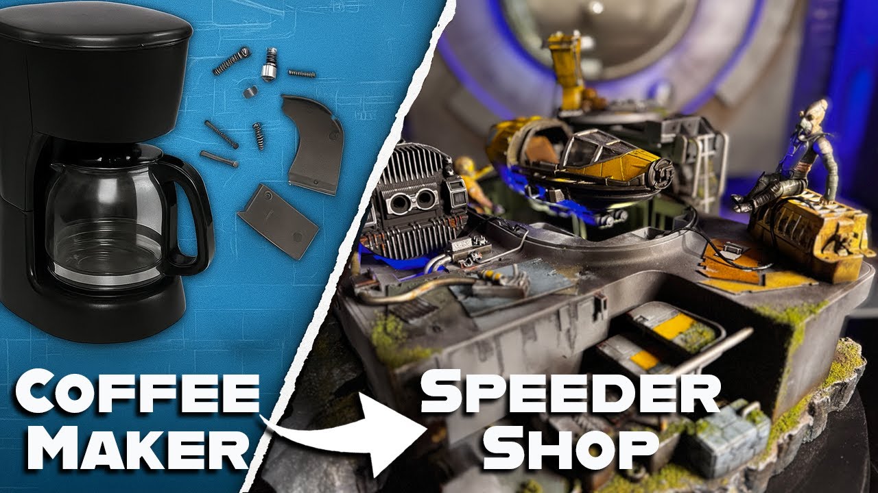 I Turned a Coffee Maker into a Star Wars Diorama