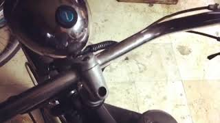 Raw steel Moped handbuilt hand made motorized bicycle -builder  bzkleta @bxh marikina philippines
