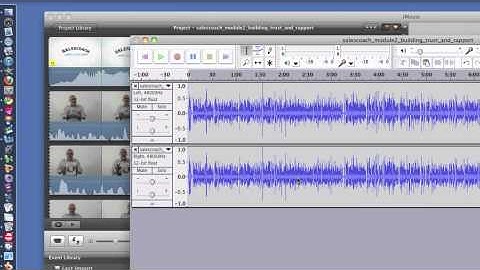 iMovie 11 - Adding a Stereo Audio Track from Mono Source File