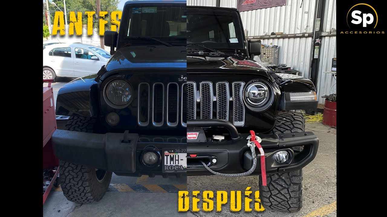 Conversión Wrangler Jeep JK a Jeep JL 2021 / Kit de actualización SP  ACCESORIOS Body Kit Conversion - YouTube