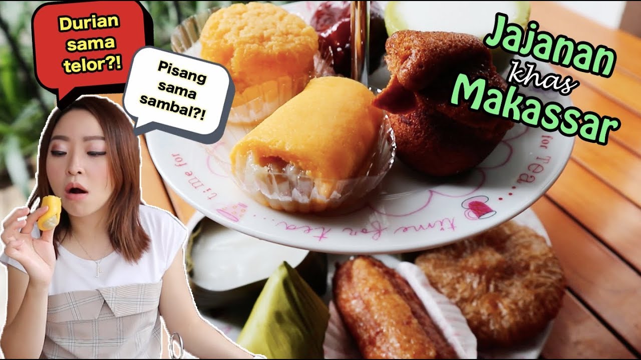 UNIK NAN ANEH!! MUKBANG 15 MACAM JAJANAN TRADISIONAL KHAS MAKASSAR