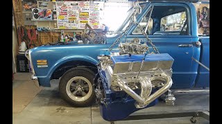 Installing My Friend's Reworked BluePrint 355 In His 1971 Chevy C10