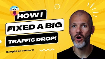 How I Fixed a Big Drop in Website Traffic