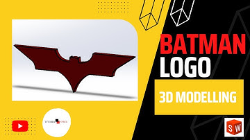 Solidworks Batman Logo 3D Modelling