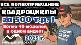 видео: ВСЕ квадроциклы за 500 т.р., которые сейчас есть на рынке картинка: ВСЕ квадроциклы за 500 т.р., которые сейчас есть на рынке