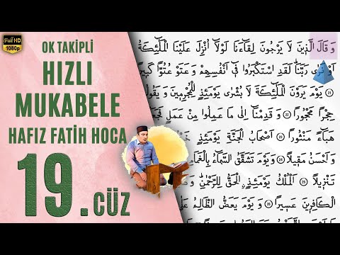 19. Cüz Hızlı Mukabele Hafız Fatih Hoca