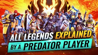 ALL Legends EXPLAINED by a PREDATOR PLAYER (Basic Guide for Every Legend in Apex Legends)