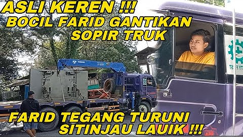 Asli Viral !!! Bocil Farit Gantikan Sopir Truk Turuni Sitinjau Lauik, Sopir Truk ini Tidak Berani