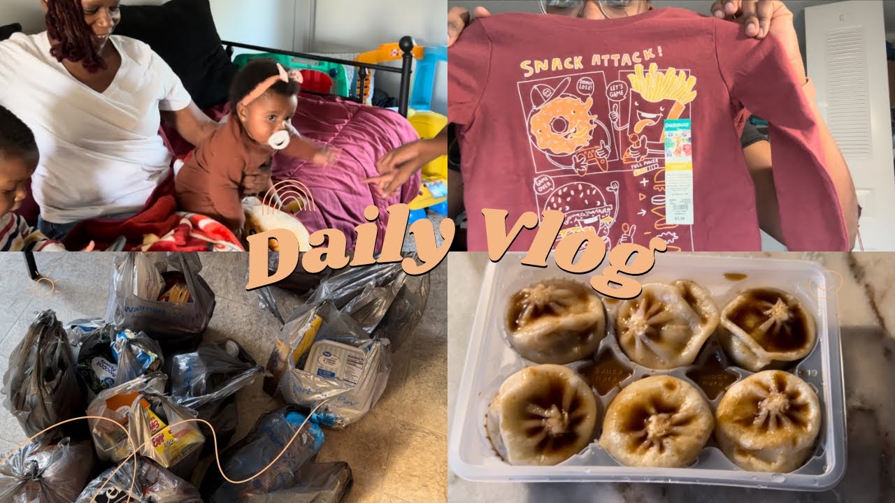 Daily Vlog+ WalMart Haul Food and Baby Clothes. Viral TikTok Dumplings
