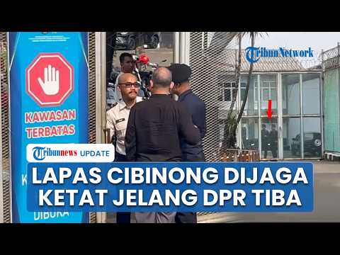 Suasana Lapas Cibinong Dijaga Ketat Jelang Kedatangan Komisi XIII DPR Buntut Temuan Fasilitas Mewah