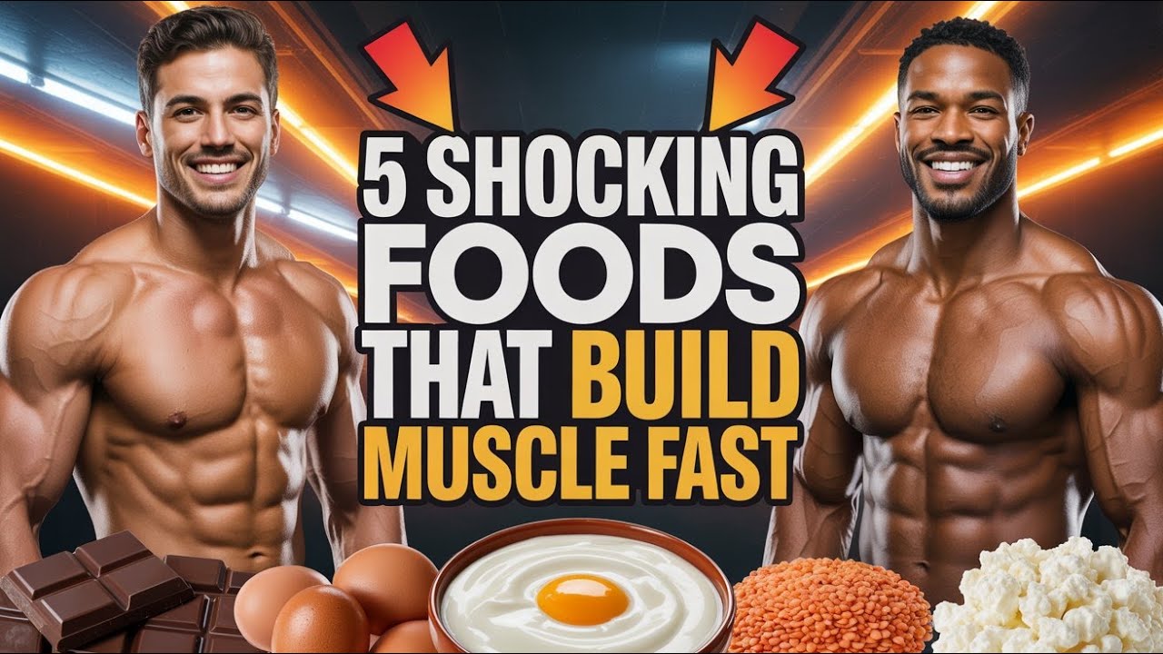 Eat These 5 Foods to Build Muscle FAST (No Supplements Needed) - YouTube