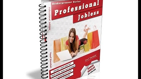 Profesional Jobless -  Menggali Potensi Diri