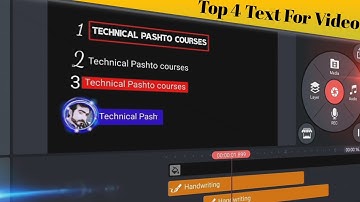 Text Animation in kinemaster|Text for Youtube video part 7