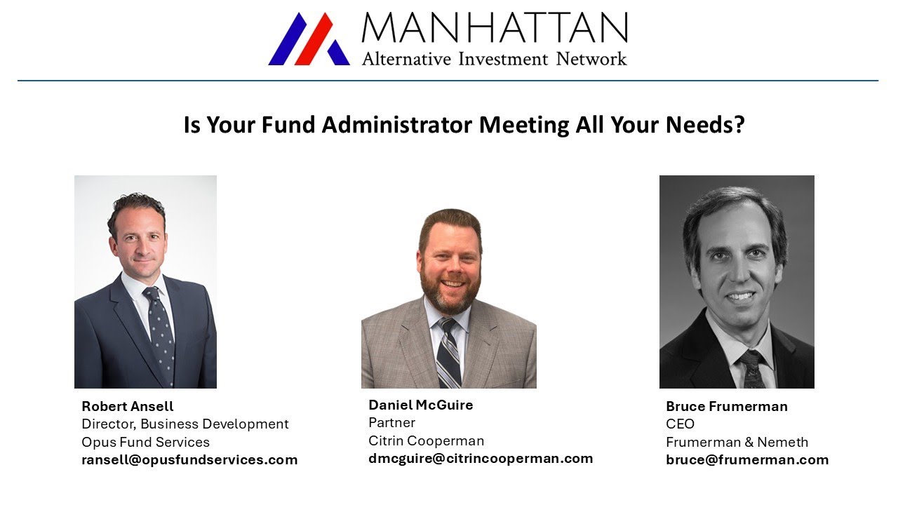 Is Your Fund Administrator Meeting All Your Needs?