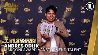 3Fm Dj Andres Odijk Ontvangt Marconi Award Voor Aanstormend Talent Gouden Radioring