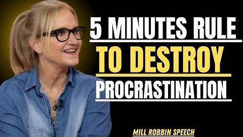Mel Robbins’ 5 Minute Rule to Destroy Procrastination 🔥 | Change Your Life in Minutes!